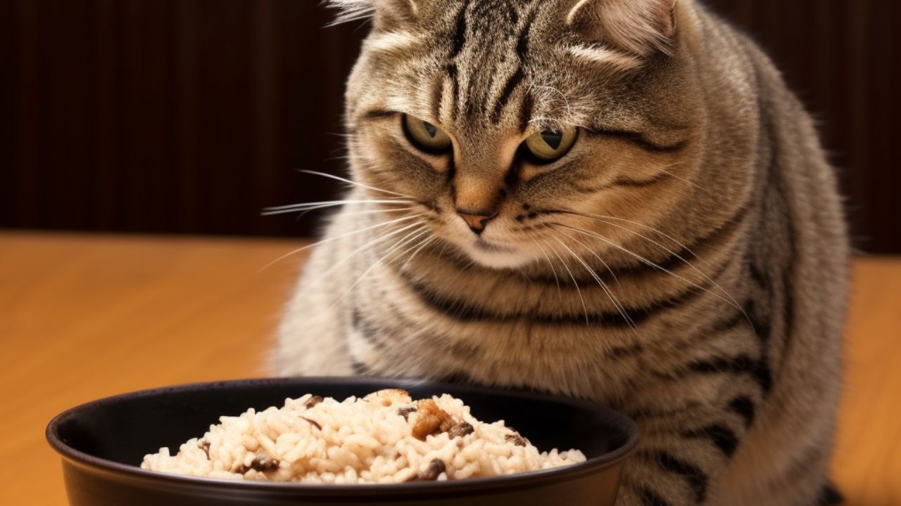 Can cats eat rice picture