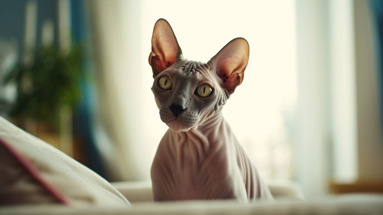 Chocolate Sphynx Cat Breed picture