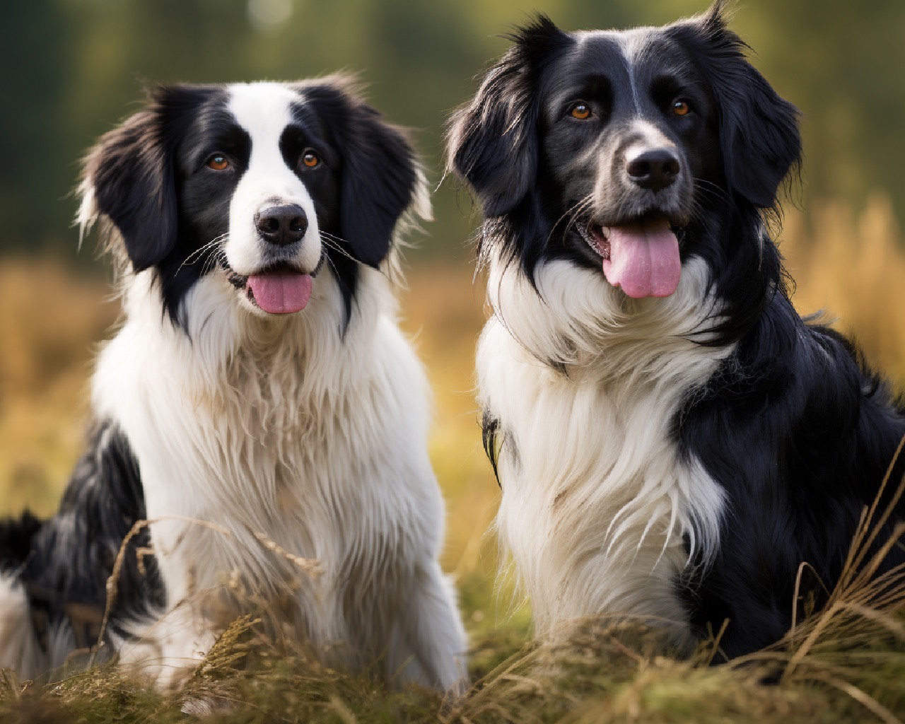 Female and Male Stabyhoun Dog Breed