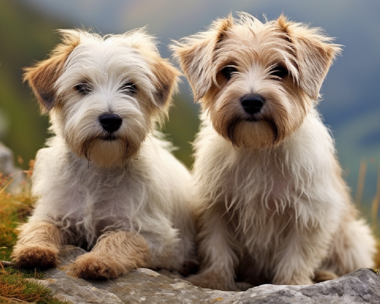 Male and Female Imaal Terrier Dog Breed