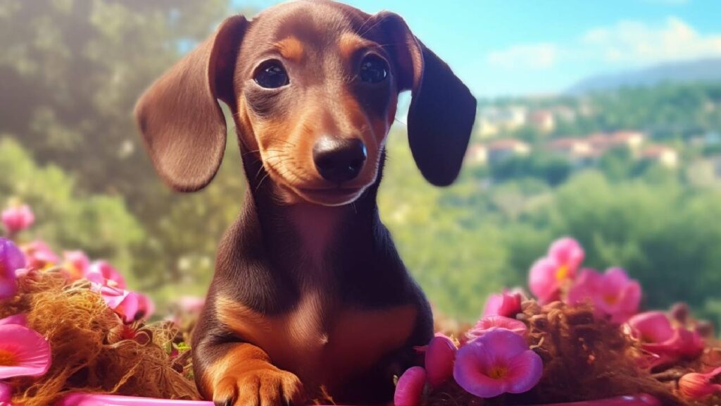 Miniature Dachshund dog