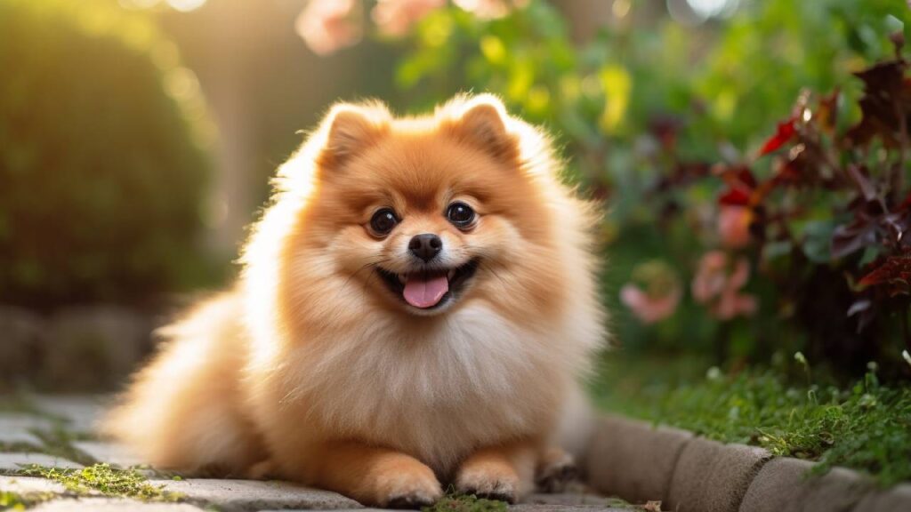 Pomeranian cute dog