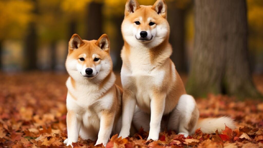 Shikoku Dog male and female