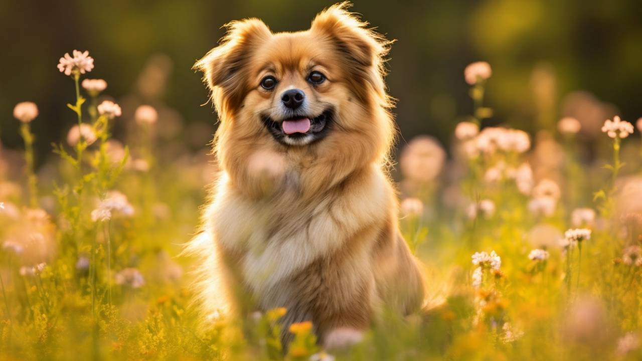 Tibetan Spaniel dog breed picture