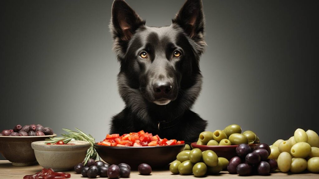 can dogs eat olives