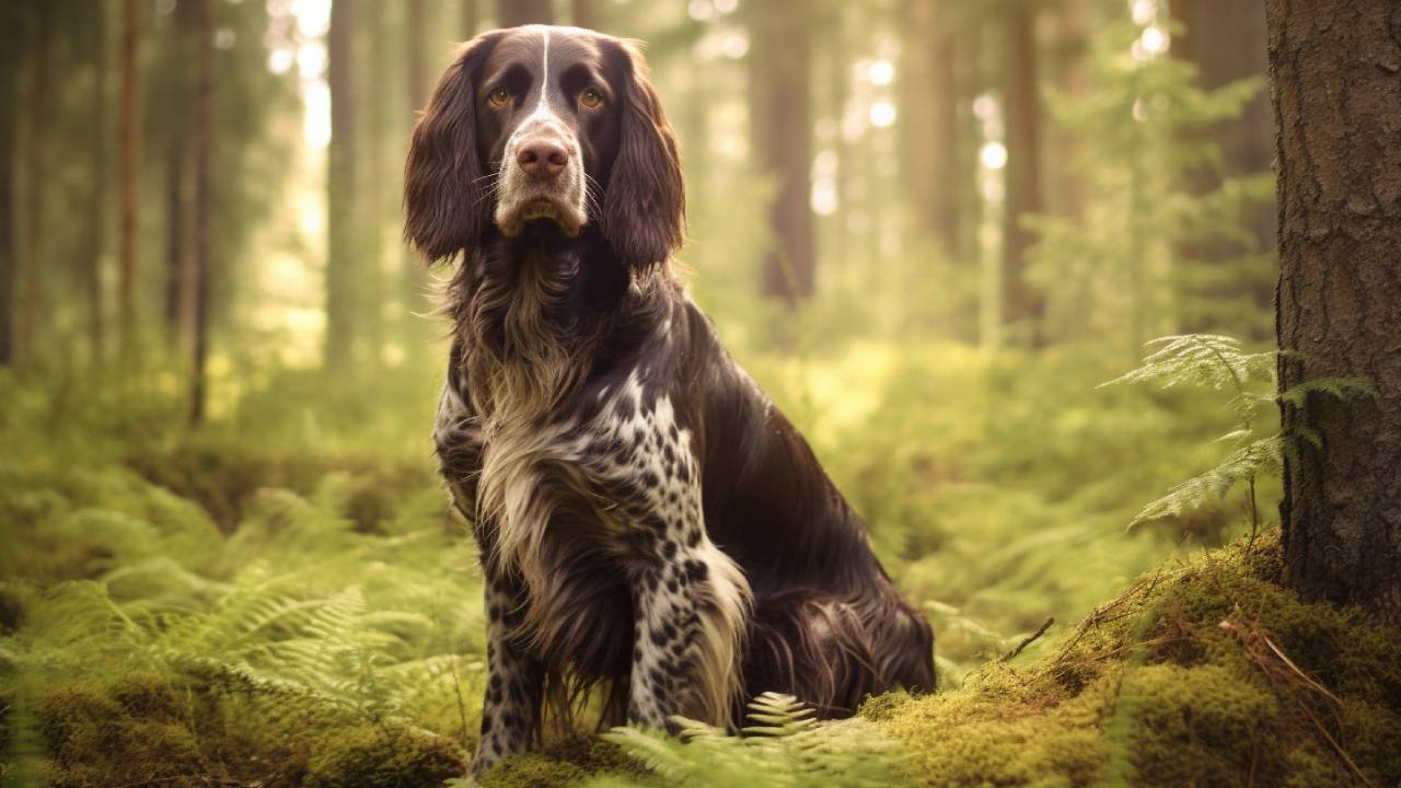 german longhaired pointer dog breed picture