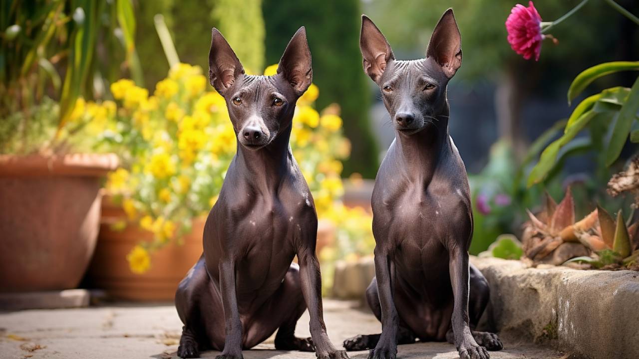 male and female peruvian inca orchid dogs breed
