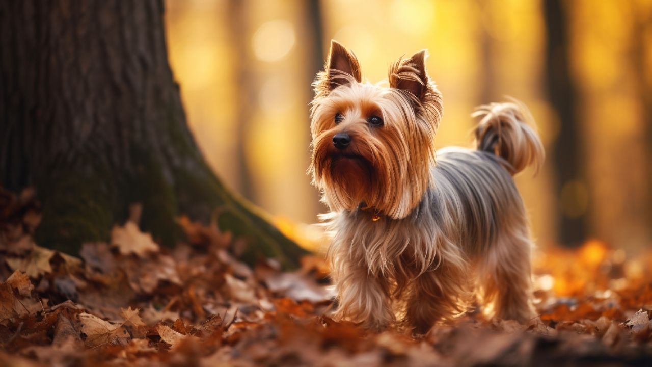 silky terrier dog breed picture