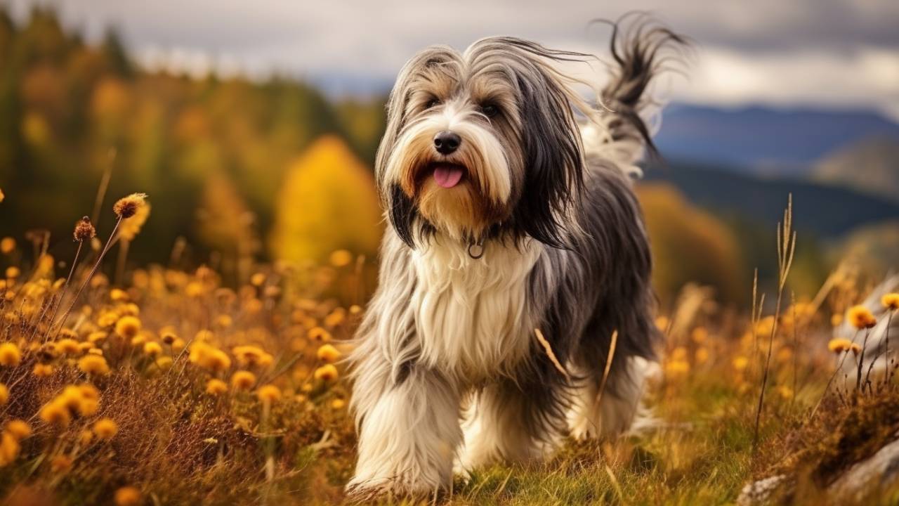 Tibetan terrier dog breed picture