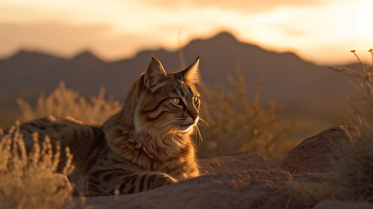 desert lynx cat breed picture