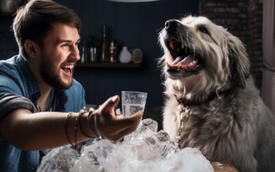 Can Dogs Safely Lick Ice Cubes?