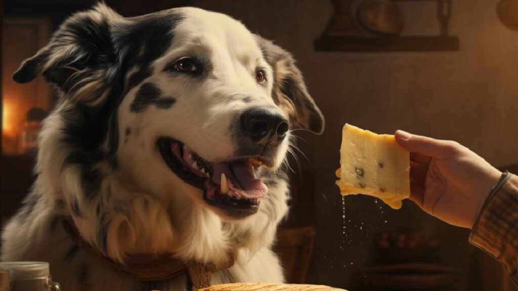 feeding dogs cheese