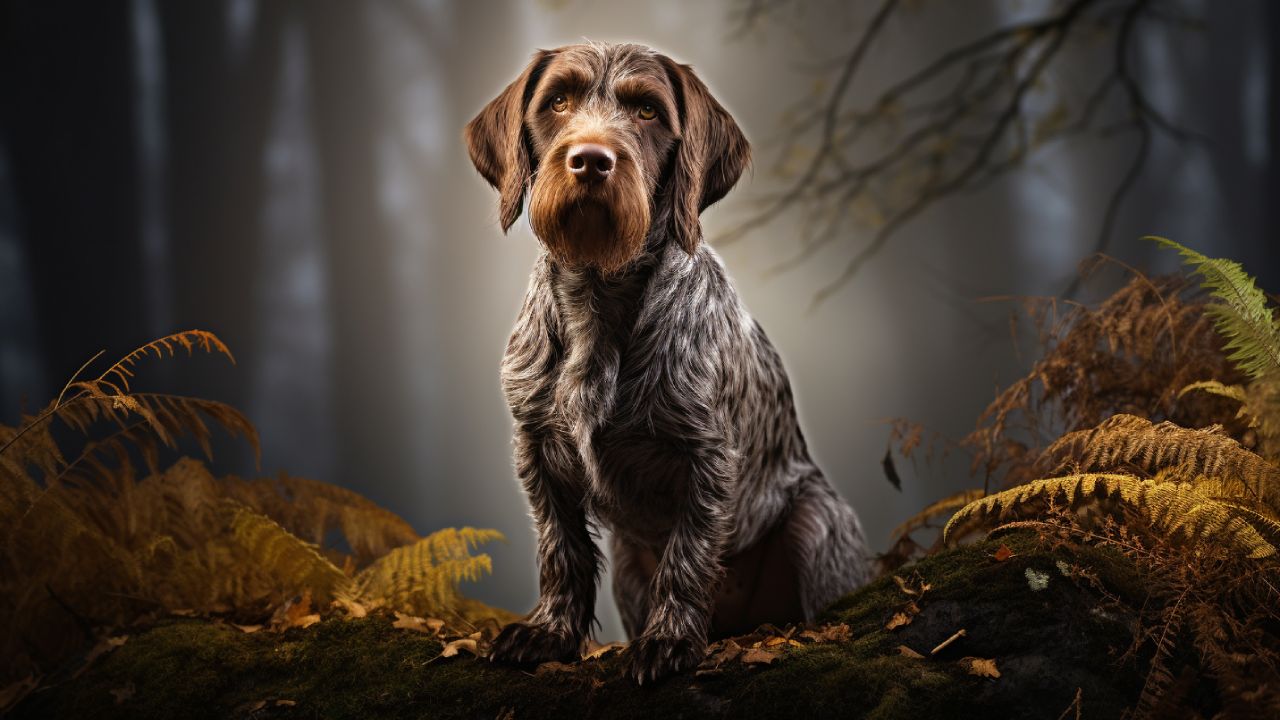 german wirehaired pointer dog breed picture