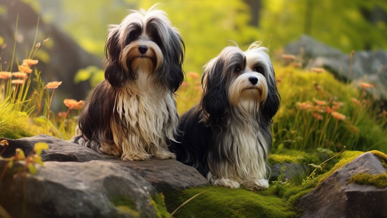 male and female lowchen dogs breed