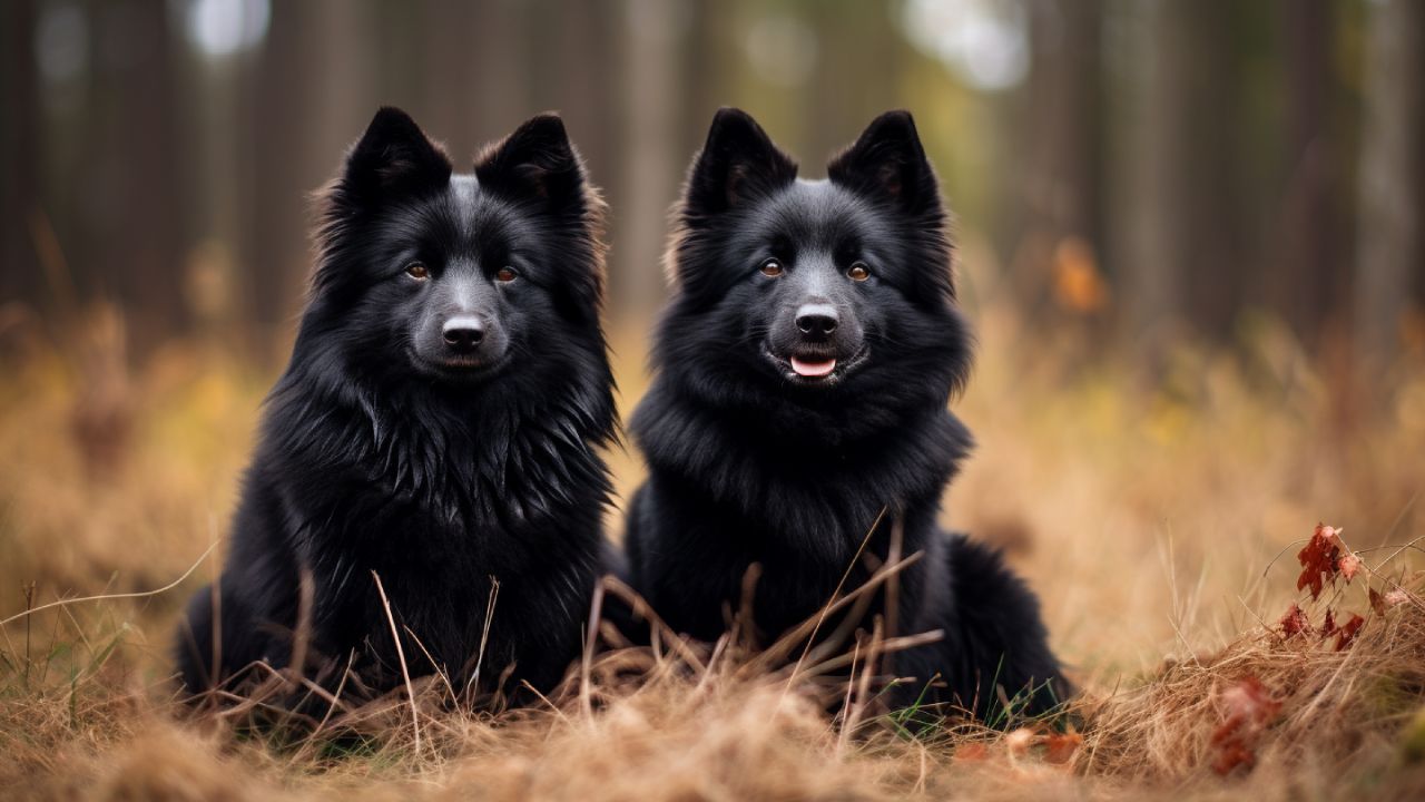 male and female schipperke dogs breed