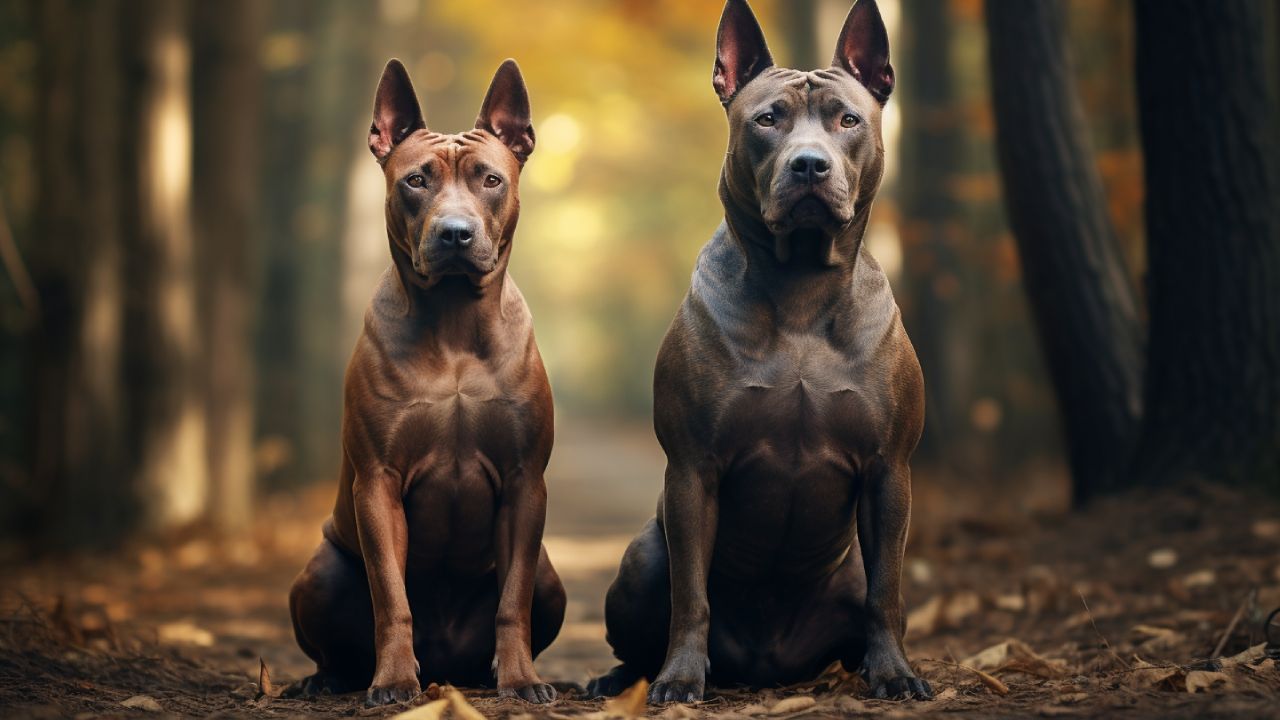 male and female thai ridgeback dogs breed