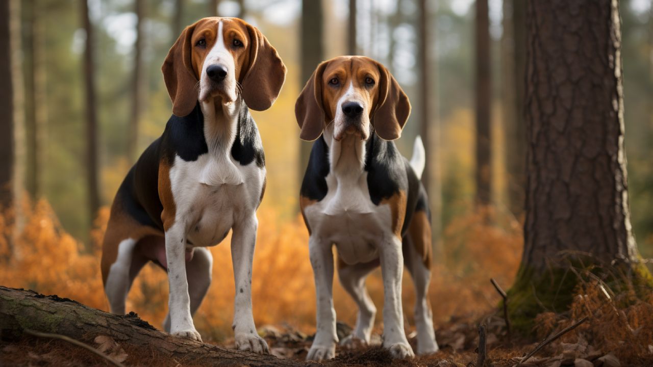 male and female treeing walker coonhound dogs breed