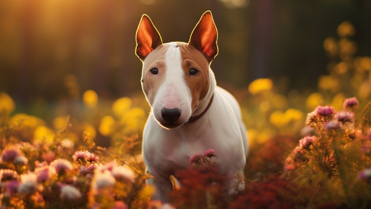miniature bull terrier dogs breed picture