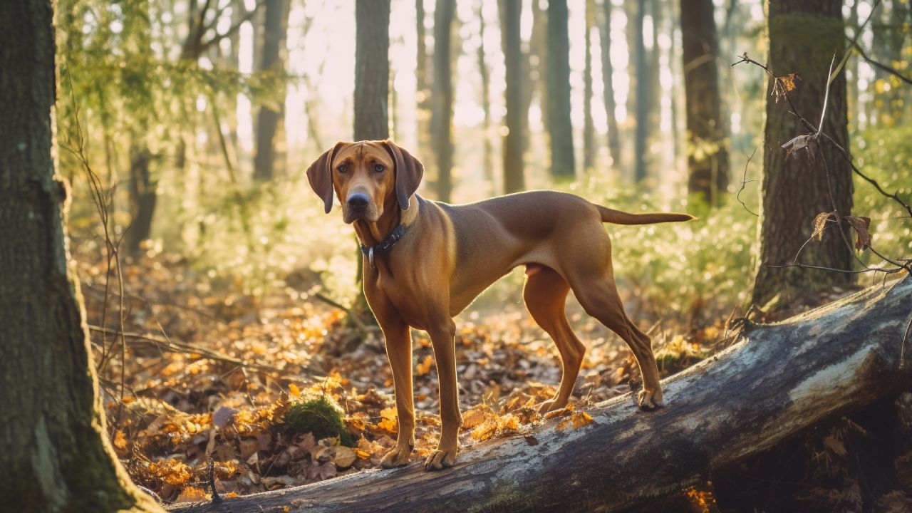 redbone coonhound dog breed picture