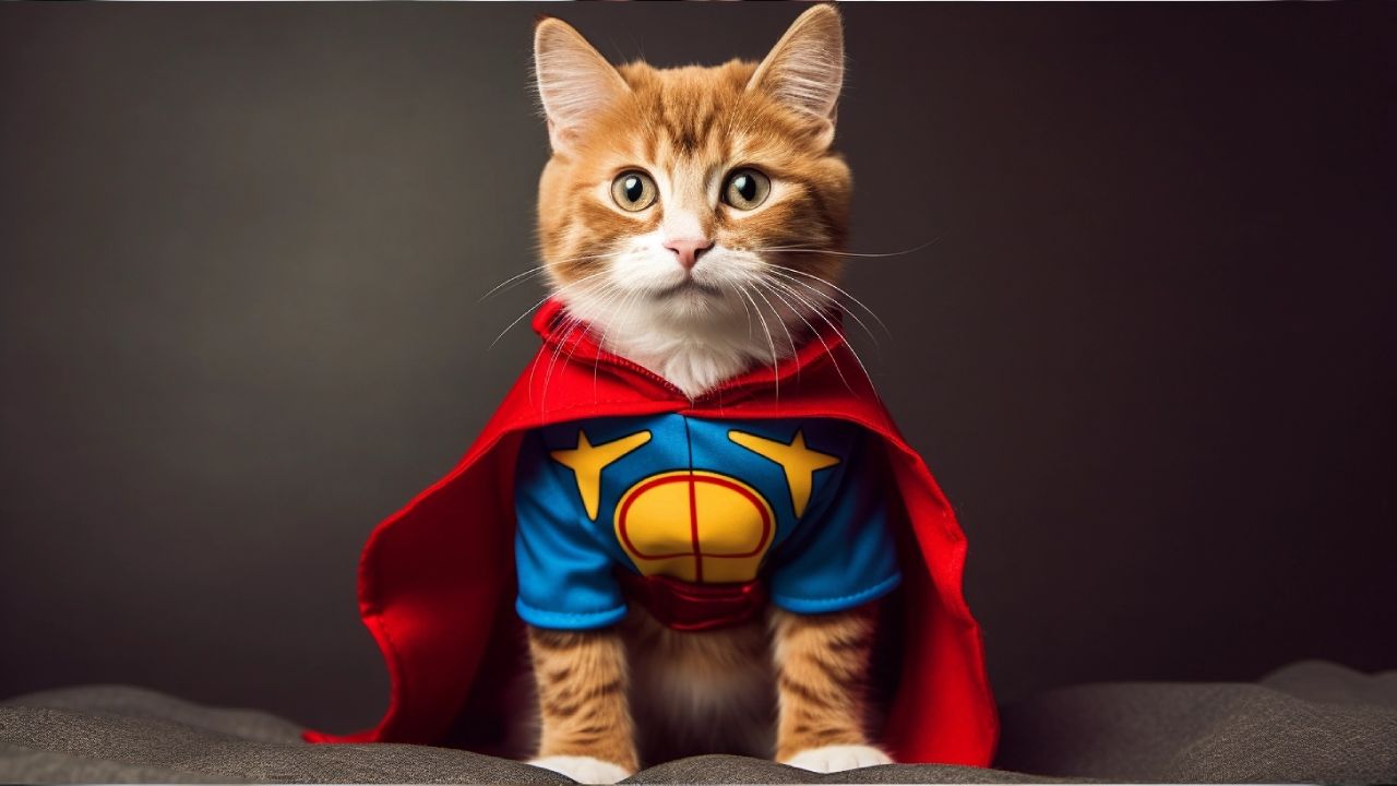 superhero cats