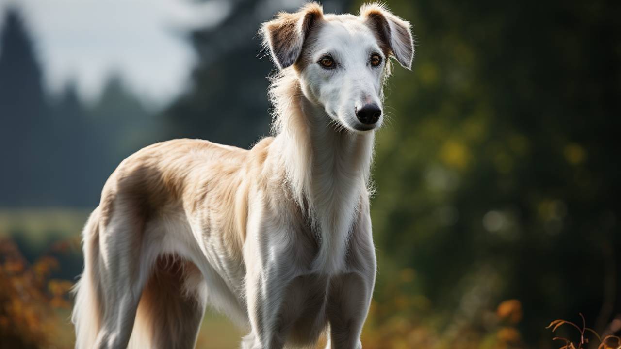 Borzoi dog breed picture