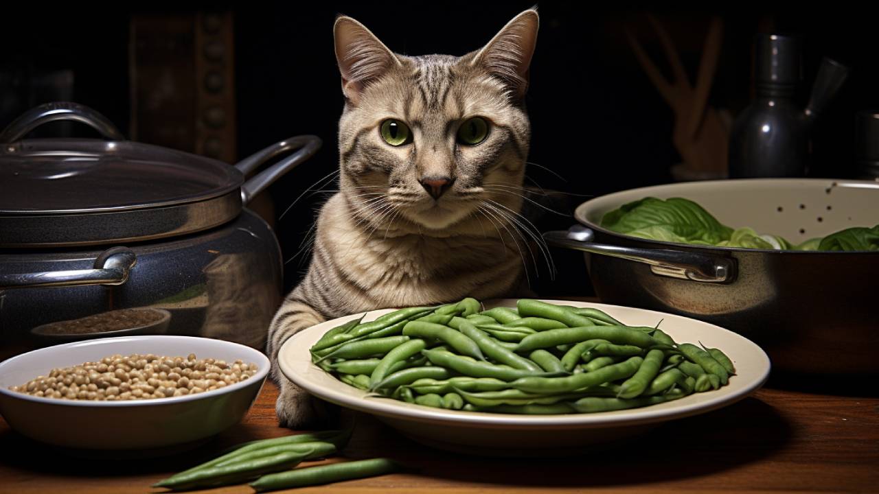 cats eat green beans