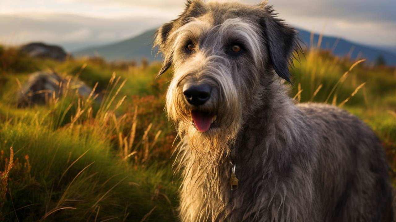 Irish wolfhound dog breed picture