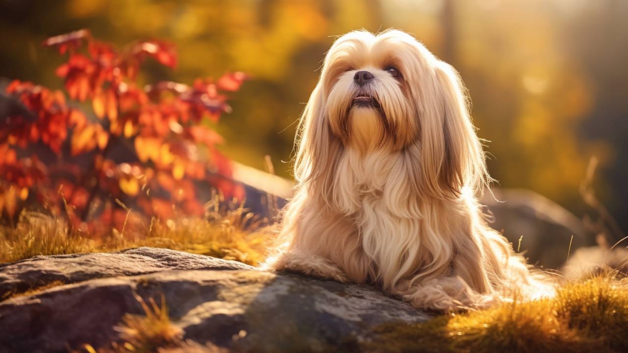 Lhasa apso dog breed picture