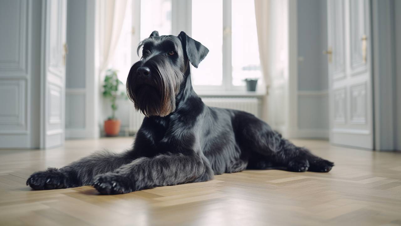 giant schnauzer dog breed picture