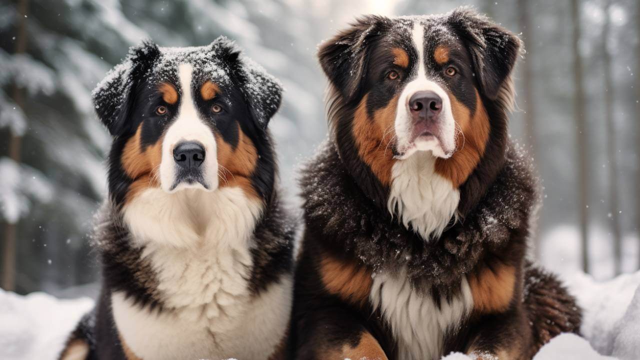 male and female bernese mountain dogs breed