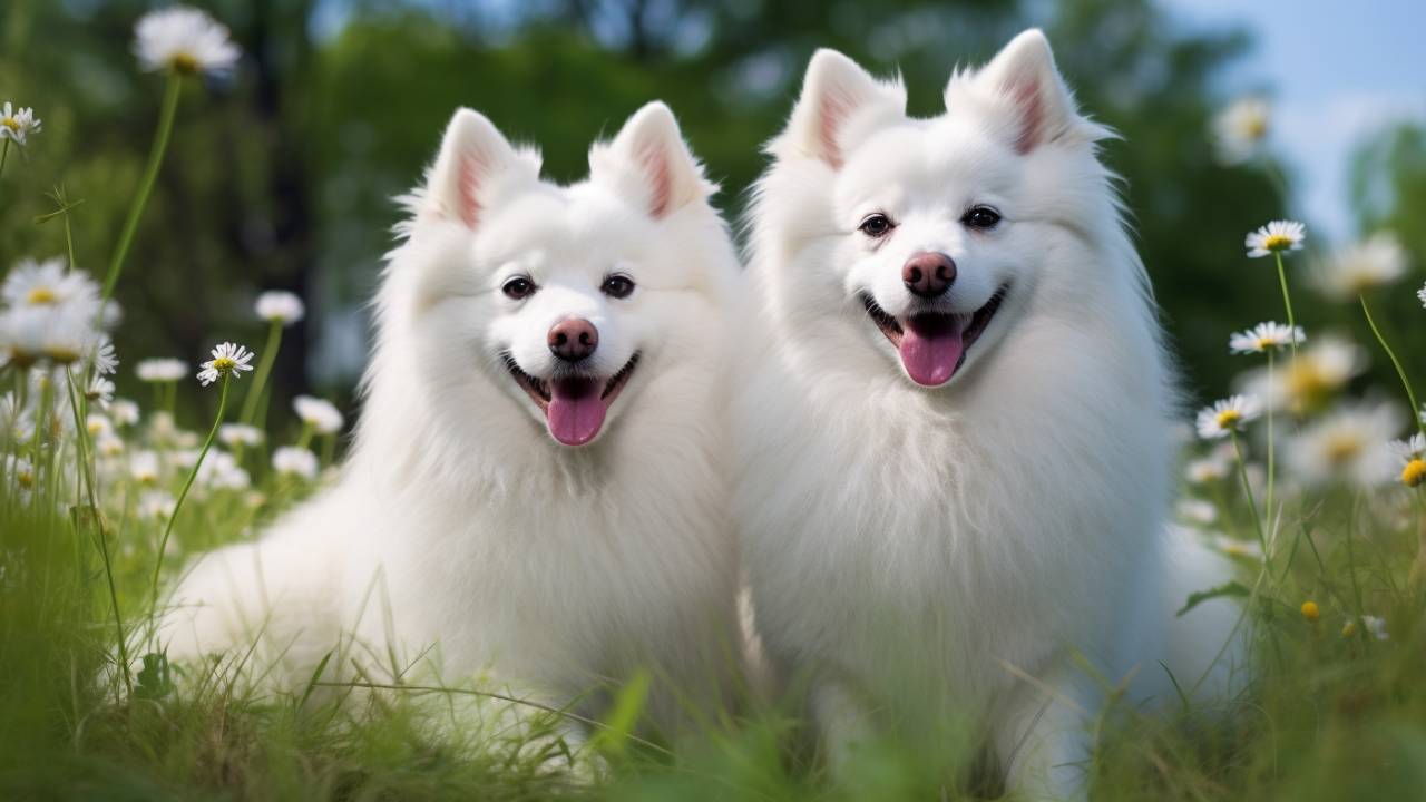 male and female american eskimo dogs breed