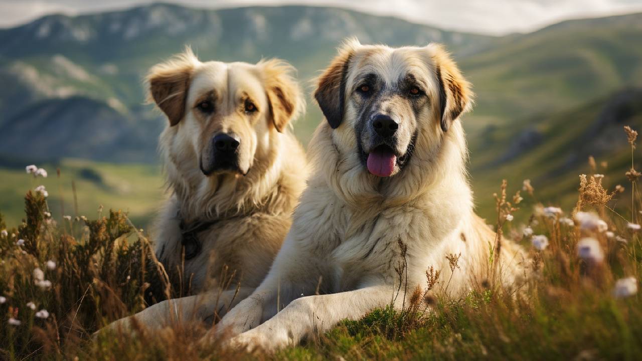 male and female anatolian shepherd dogs breed