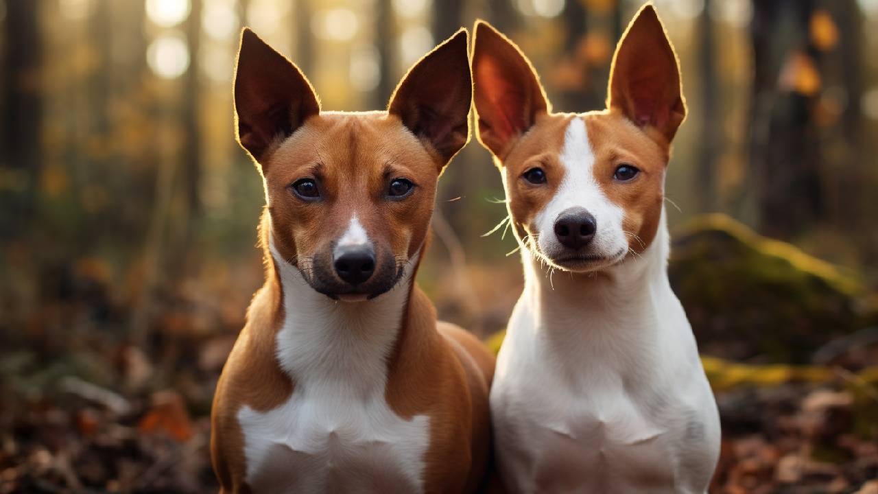male and female basenji dogs breed