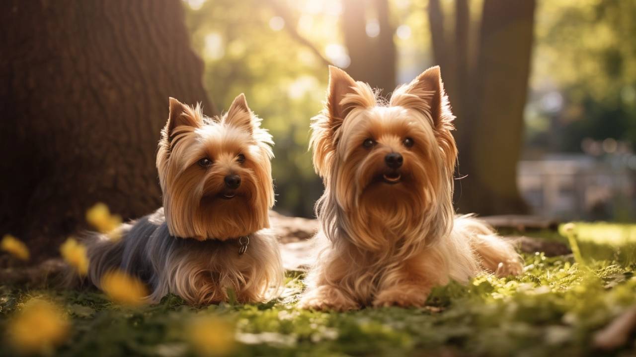 male and female biewer terrier dogs breed