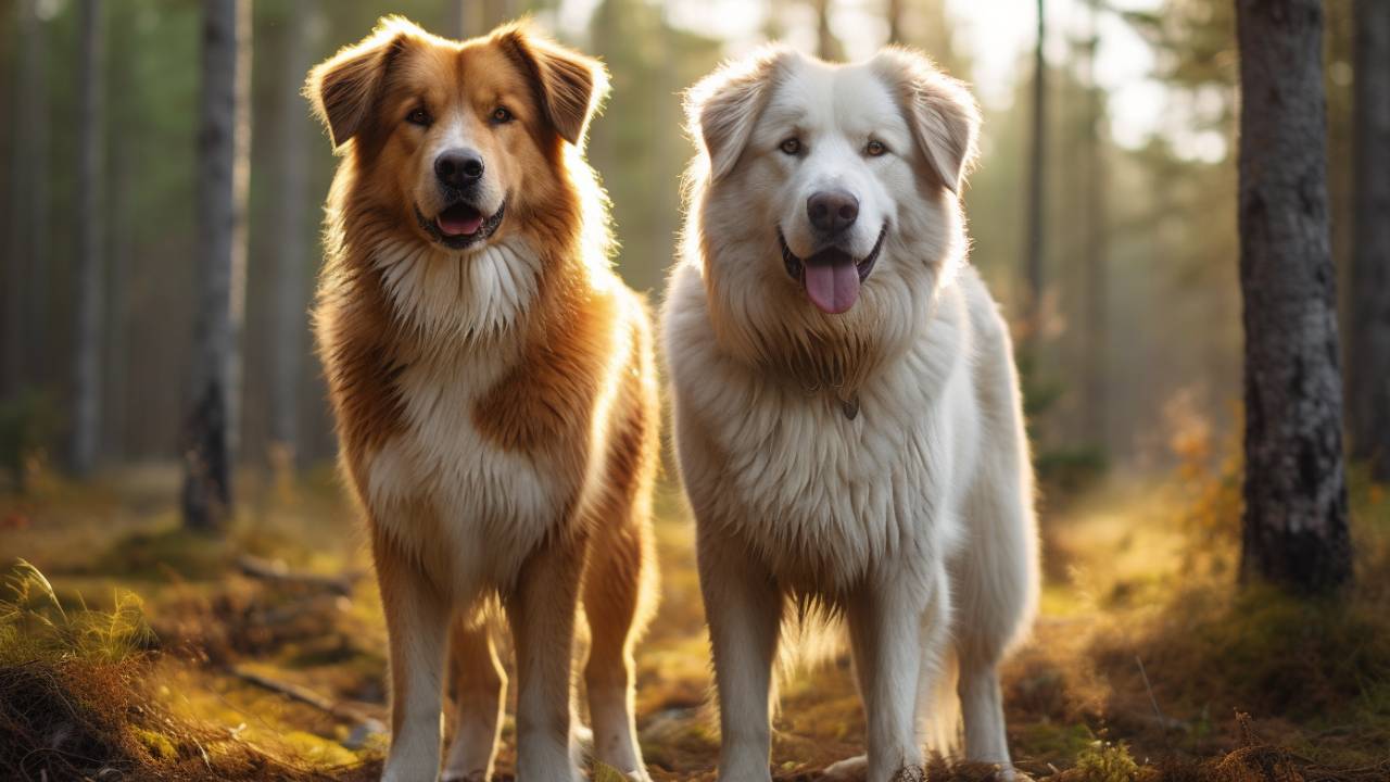 male and female central asian shepherd dogs breed