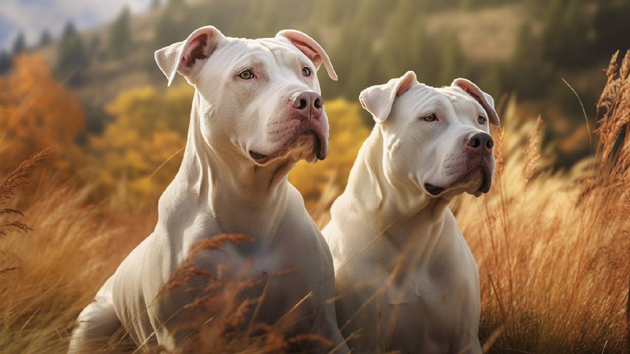 male and female dogo argentino dogs breed