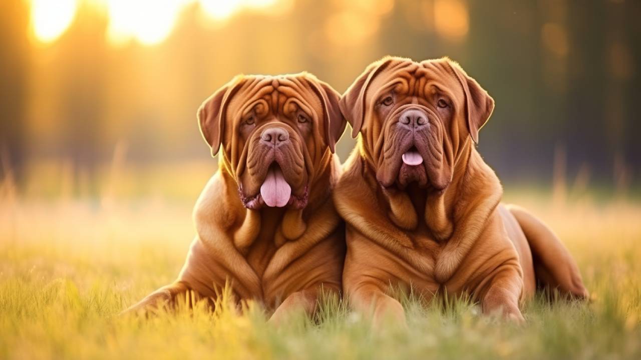 male and female french mastiff dogs breed