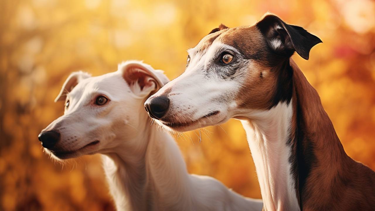male and female greyhound dogs breed