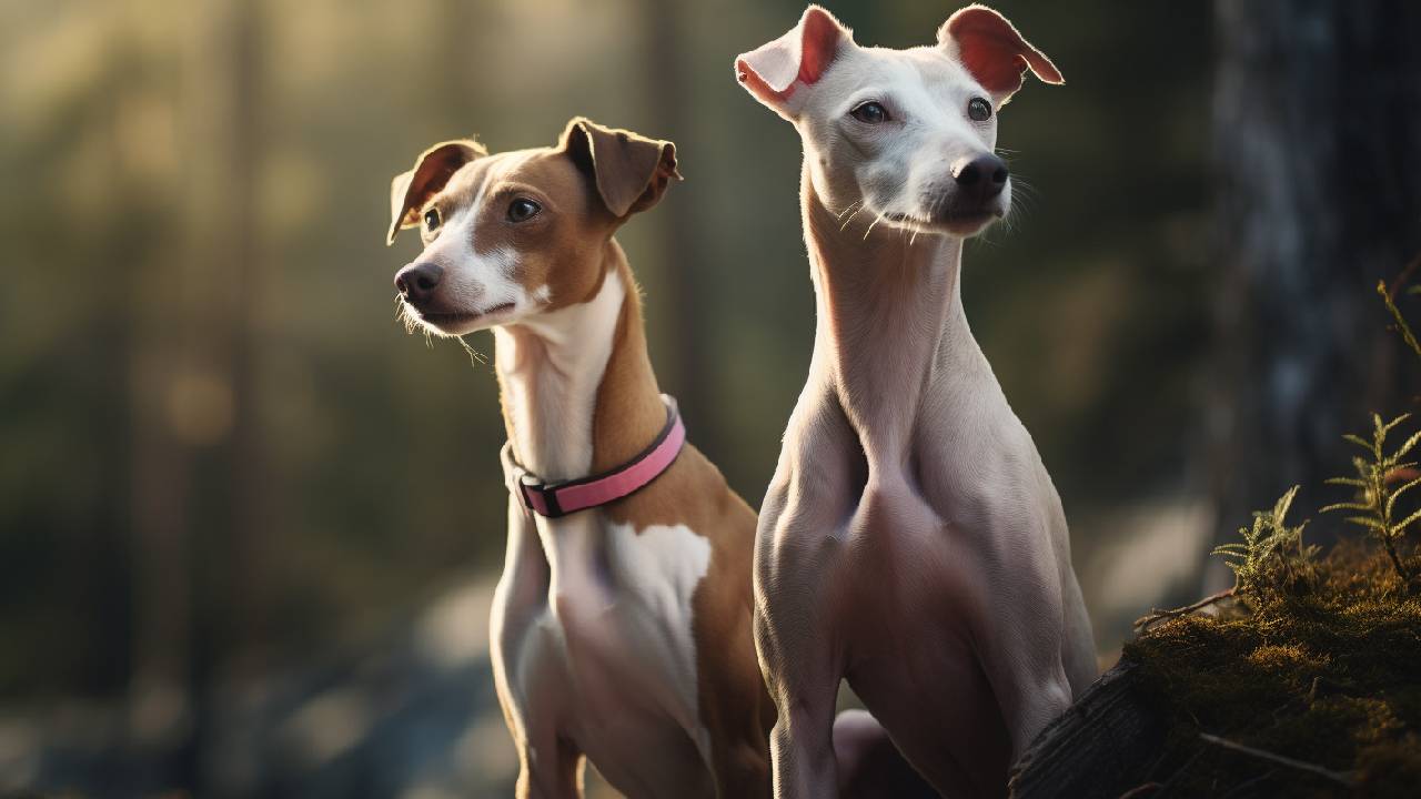 male and female italian greyhound dogs breed