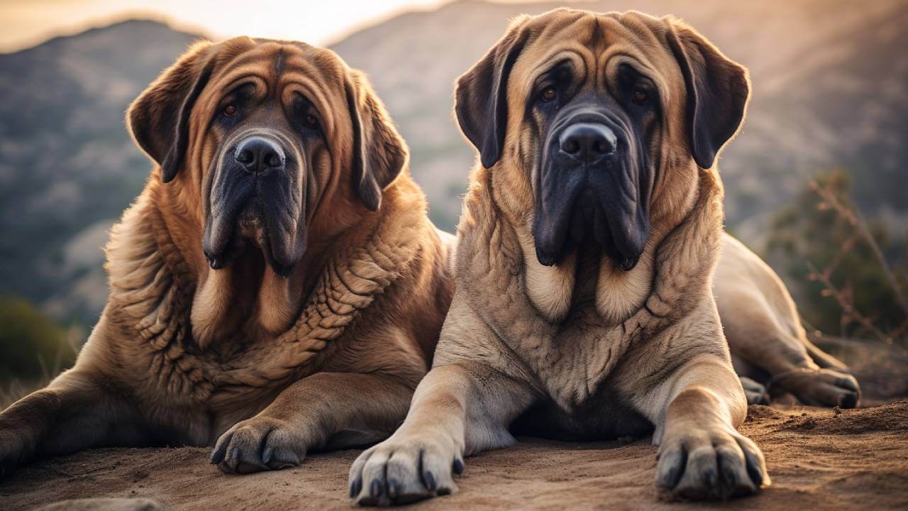 male and female mastiff dogs breed