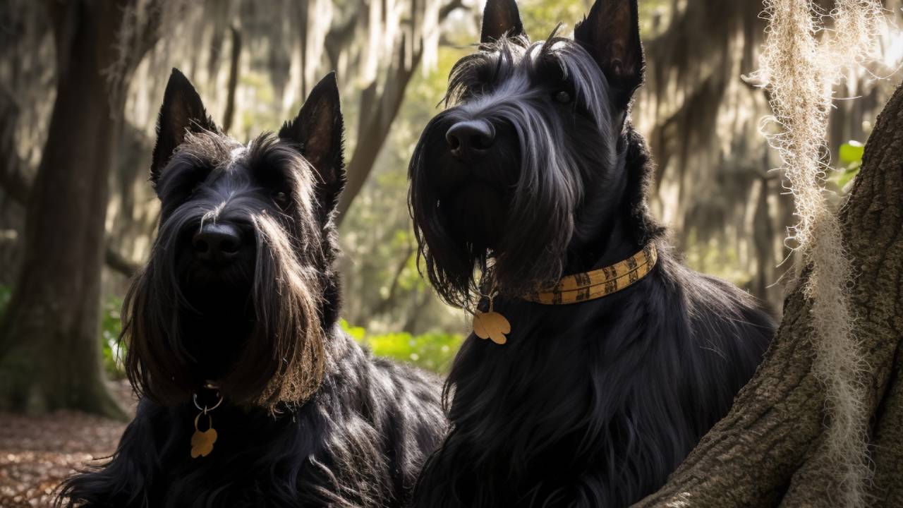 male and female scottish terrier dogs breed