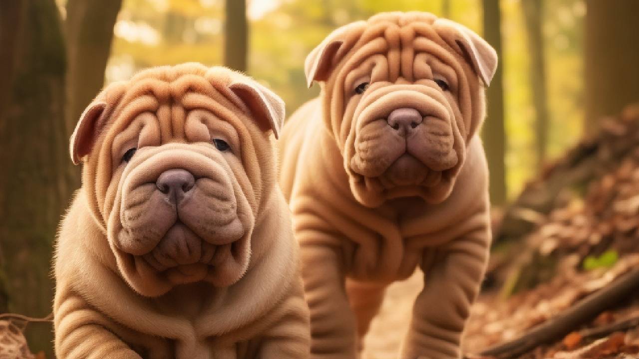 male and female shar pei dogs breed