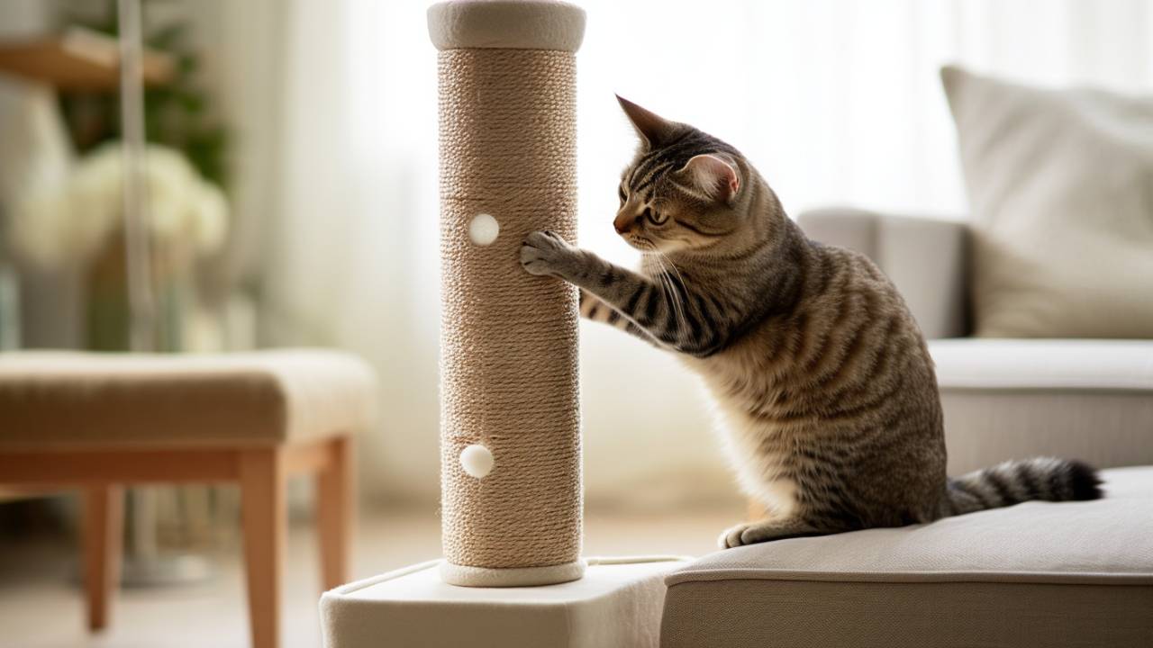scratching post for cats