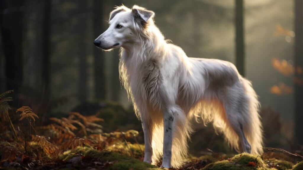 borzoi hound dog breed