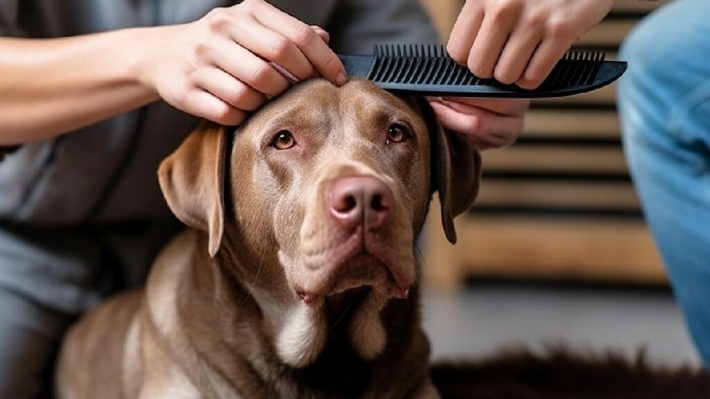grooming dog
