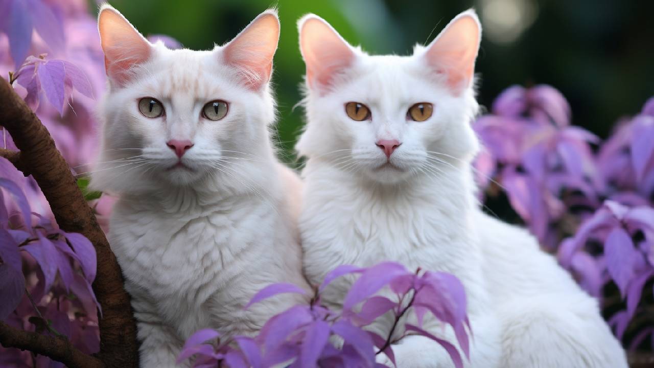male and female thai lilac cats breed