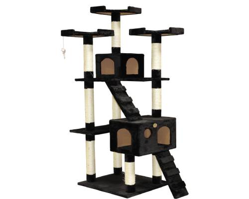 Go Pet Club 72_ Tall Extra Large Cat Tree Kitty Tower Condo Cat House for Large Indoor Cats Play Scratch
