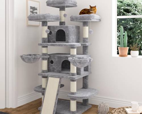 IMUsee 68 Inches Multi-Level Cat Tree for Large Cats