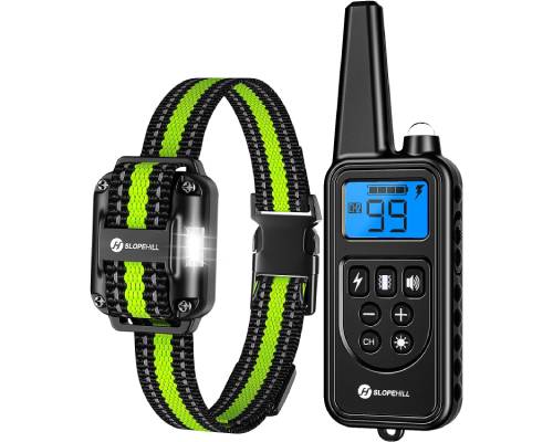 Slopehill Dog Training Collar, Electronic Dog Shock Collar with Remote