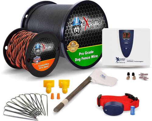 Underground Electric Dog Fence - PRO-Grade Fence Kit for Easy Setup and Superior Longevity and Continued Reliable Pet Safety